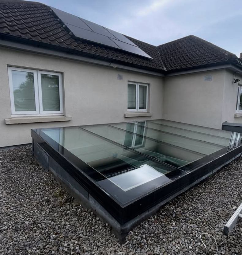 Gutter cleaning on a South Dublin bungalow